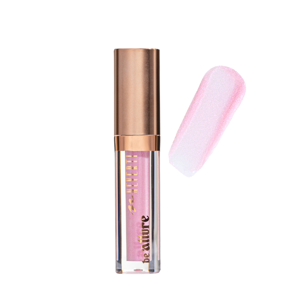 Блиск для губ Neverti Shine Lipgloss шимерний 3 мл (NP803), 002 Bombshell Блідо-рожевий NP803 фото