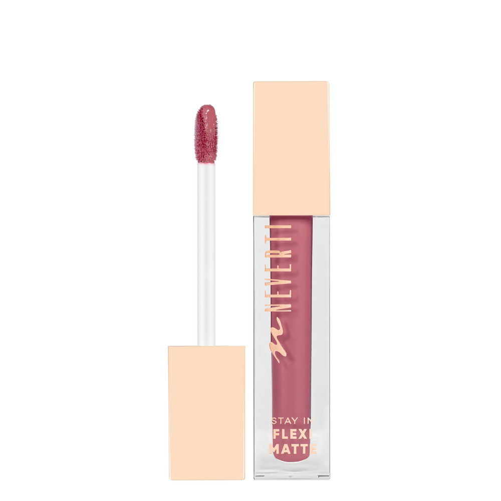 Помада для губ матовая водостойкая Neverti Matte Liquid Lipstick NP801, 010 Antigue Rose Вишнево бежевая NP801 фото