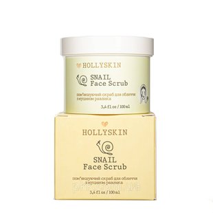 Скраб для обличчя Hollyskin Snail Face Scrub з муцином равлика 100 мл 0210h фото