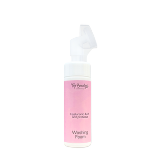 Пінка для вмивання зі щіточкою Top Beauty Washing Foam Hyaluronic з гіалуроновою кислотою 150 мл