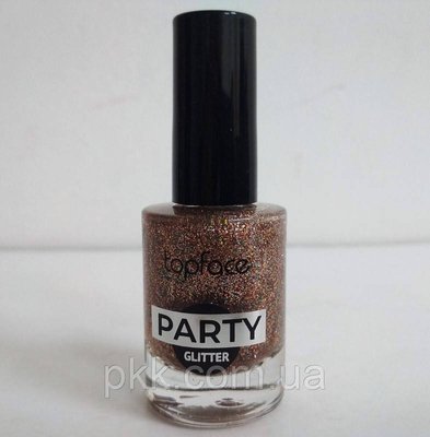 Лак для нігтів TopFace Party Glitter 9 ml РТ106 № 123 PT106 фото