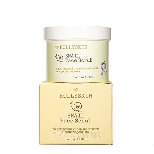 Скраб для лица Hollyskin Snail Face Scrub с муцином улитки 100 мл 0210h фото