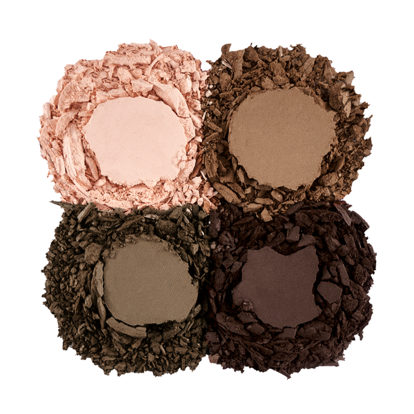 Палітра тіней для повік Flormar Color Eyeshadow 4 кольори, 04 Swiss Chocolate Коричневі FM 12428 фото