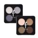 Палітра тіней для повік Flormar Color Eyeshadow 4 кольори, 04 Swiss Chocolate Коричневі FM 12428 фото 4
