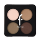 Палітра тіней для повік Flormar Color Eyeshadow 4 кольори, 04 Swiss Chocolate Коричневі FM 12428 фото 1