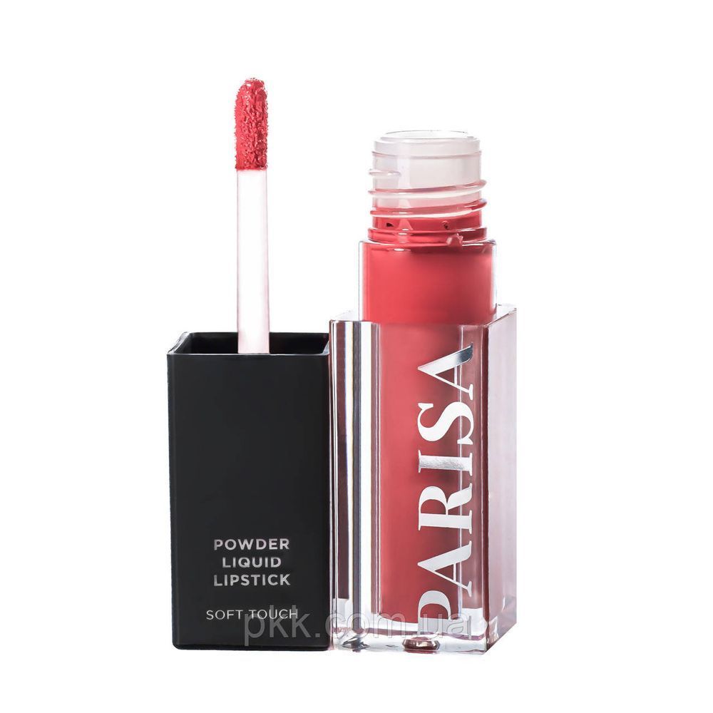 Рідка помада для губ з пудровим ефектом Parisa Cosmetics Soft Touch LG-112 № 07 Коралово-рожевий LG-112 фото