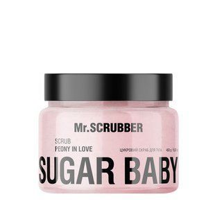 Скраб для тіла цукровий Mr. Scrubber Sugar Baby Peony in Love парфумований, 450 г Mr1887 фото