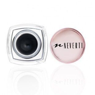 Гелева підводка для очей Neverti Midnight Whisper NP601 №101 Blackest Black, чорна, 3,5 г NP601 фото