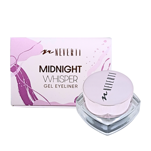 Гелева підводка для очей Neverti Midnight Whisper NP601 №101 Blackest Black, чорна, 3,5 г NP601 фото