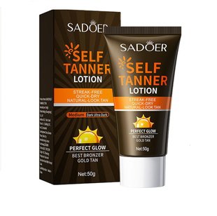 Лосьйон автозасмага для тіла Sadoer Self Tanner Lotion 50 г SD50820 SD50820 фото