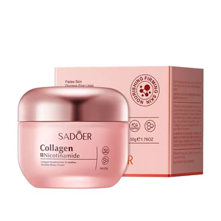 Крем для обличчя проти зморщок Sadoer Collagen Nicotinamide з колагеном, 50 г SD01522 фото