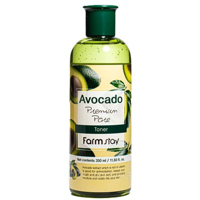 Зволожуючий тонер для обличчя з авокадо FarmStay Avocado Premium Pore Toner 350 мл FS 5257 фото