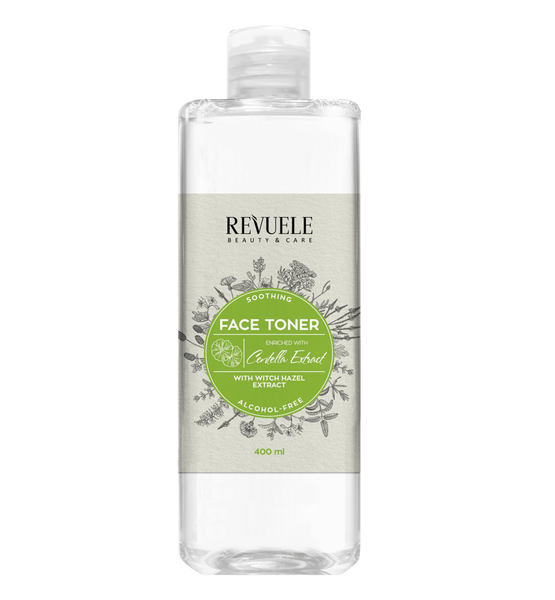 Заспокійливий тонік для обличчя з екстрактом центели Revuele Hydrating Face Toner, 400 мл