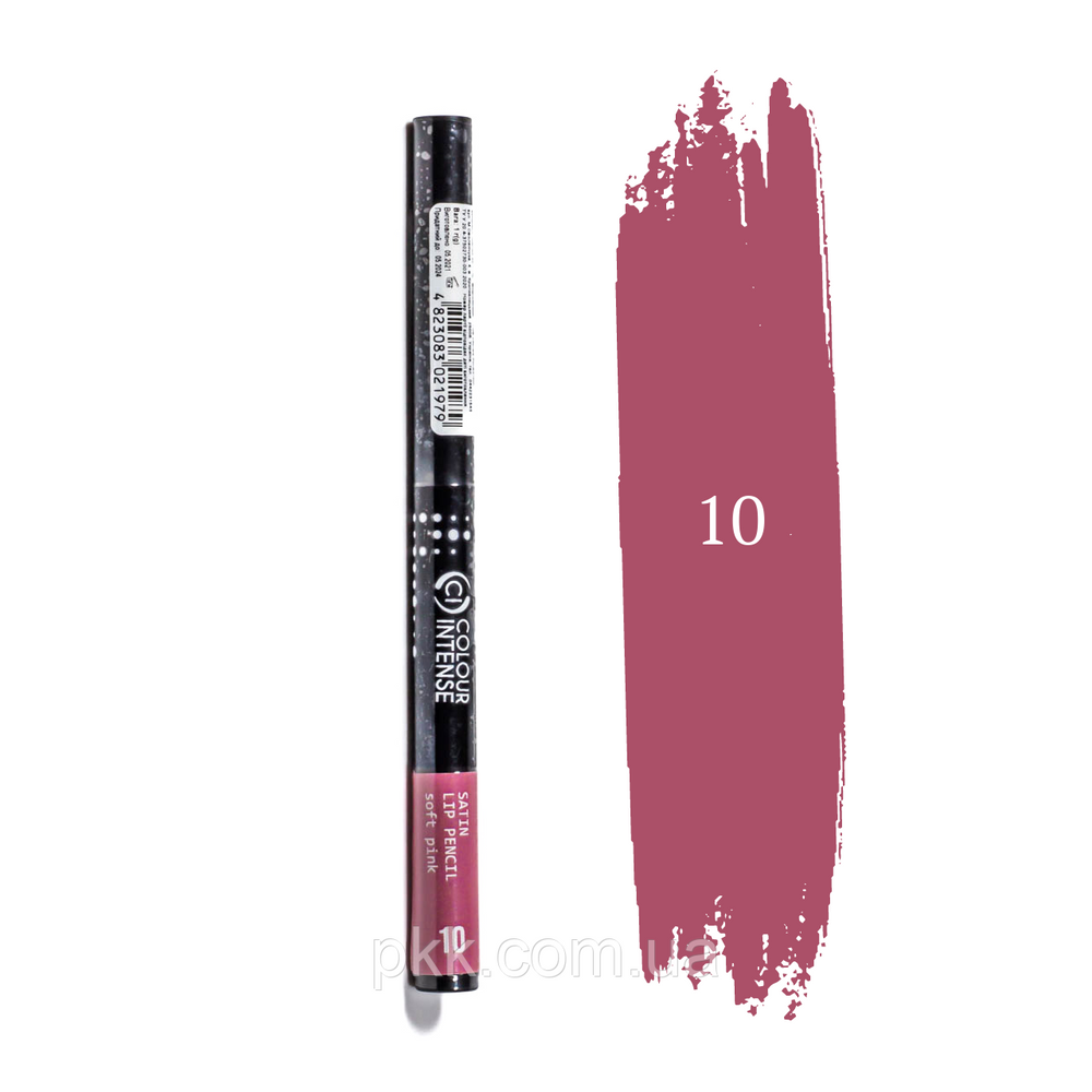 Олівець для губ механічний Colour Intense Satin Lip Pencil № 10 Soft pink Ніжно-рожевий CI 4080 фото