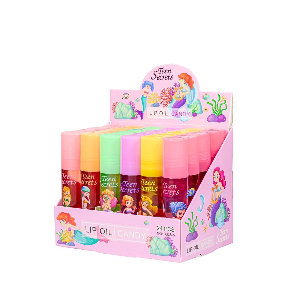 Набір блисків для губ фруктових Teen Secrets Lip Oil Candy, 24 шт 3338-5 фото
