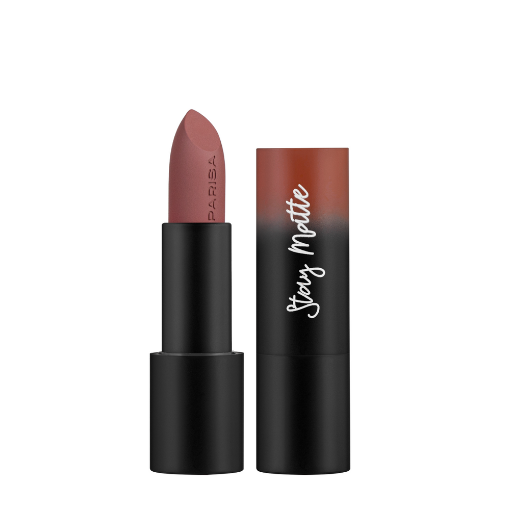 Помада для губ матовая Parisa Cosmetics Stay Matte L-08, 205 Posh brown Коричневая L-08PCNEW фото