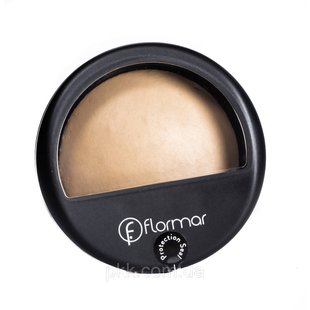 Пудра для обличчя запеченная Flormar Baked Terracota Powder, № 30 Matte beige Матова бежево-кремова FM 5317 фото