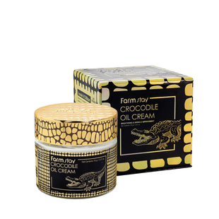 Крем для лица от морщин FarmStay Crocodile Oil Cream с жиром крокодила 70 г FS 9557 фото