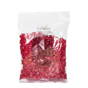 Віск для депіляції в гранулах ItalWax гарячий 100 г Троянда  IW-2358 фото