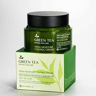 Зволожуючий крем для обличчя Enough Green Tea Moisture Control Cream 80 мл EN 5655 фото