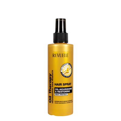 Термозащитный спрей для волос Revuele Oil Therapy Питание и восстановление 200 мл