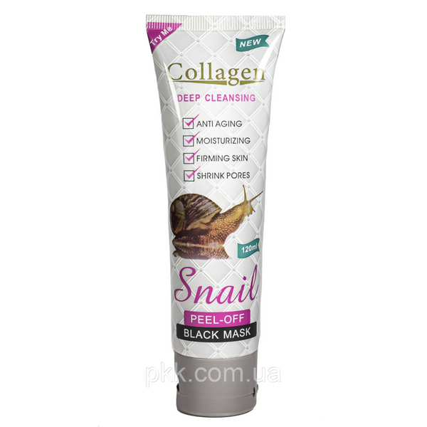 Маска-плівка для обличчя очищувальна Collagen Snail Peel-Off, 120 мл PM6923 фото