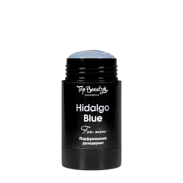 Дезодорант для тела мужской Top Beauty Hidalgo Blue парфюмированный с пробиотиком (черный флакон) TB-8676 фото