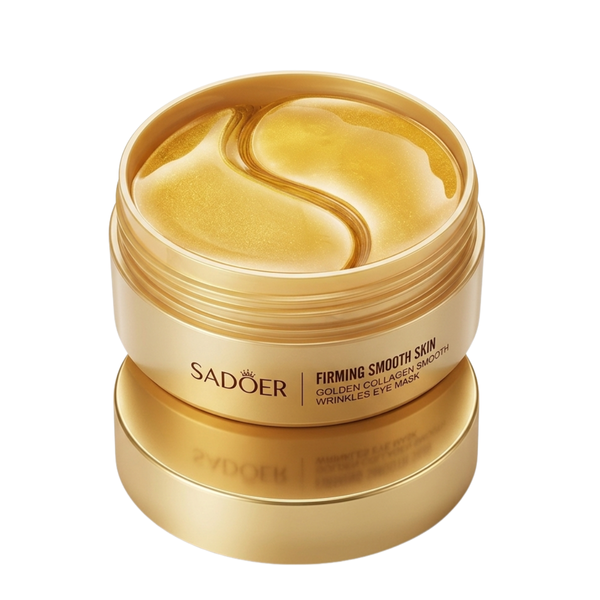 Патчі під очі проти зморщок Sadoer Golden + Collagen Smooth Wrinkles, 60 штук SD93707 фото