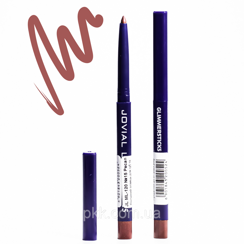 Олівець для губ механічний з точилкою Jovial Luxe ML-120 № 15 JL ML-120 lip фото
