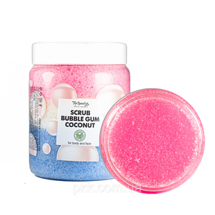 Скраб для обличчя та тіла Top Beauty Bubble Gum з ароматом жуйки та кокосовим маслом 250 мл TB-6345 фото