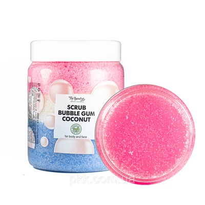Скраб для лица и тела Top Beauty Bubble Gum с ароматом жвачки и кокосовым маслом 250 мл TB-6345 фото
