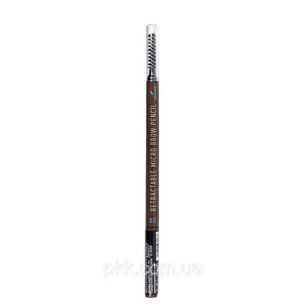 Олівець для брів механічний Parisa Cosmetics Micro brow pencil водостійкий № 311 Темно-коричневий MicPar фото