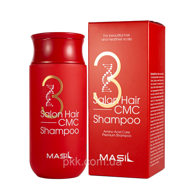 Шампунь для волосся змінцнюючий Masil 3 Salon Hair CMC Shampoo 150 мл Masil 5403 фото