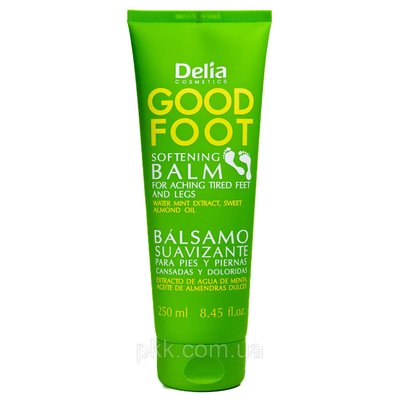 Пом'якшувальний бальзам для втомлених ніг Delia Cosmetics Good Foot 5478 DC фото