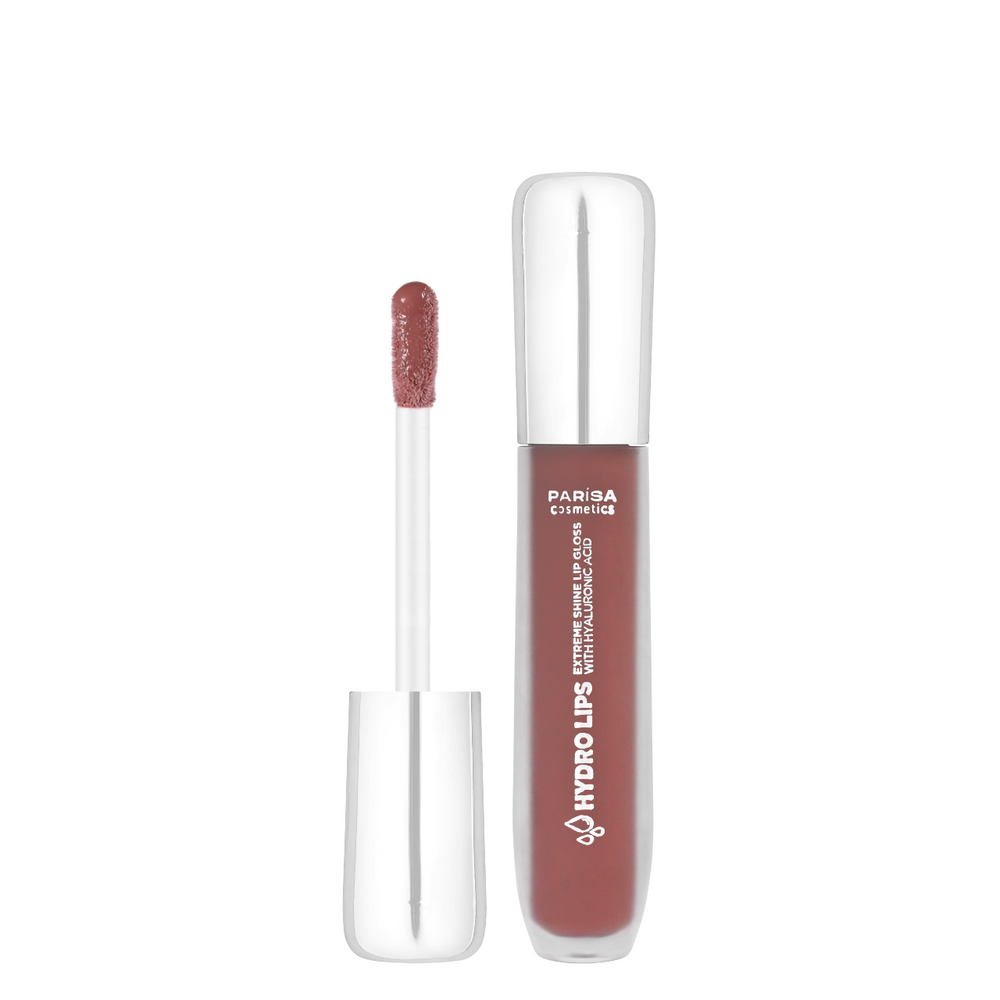 Зволожуючий блиск для губ Parisa Cosmetics Hydro Shine Lip Gloss (PHL-06), 04 Spicy brown Темно-бежевий PHL-06 фото