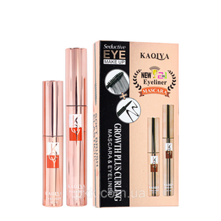 Тушь для вій з підводкою в наборі Kaqiya Mascara&Eyeliner Kaq 9057 фото