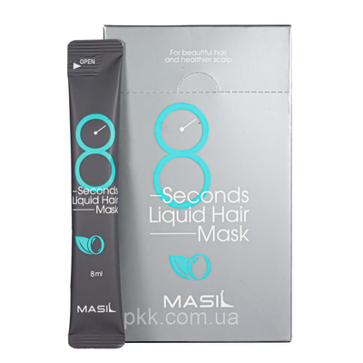 Маска для відновлення та об'єму волосся Masil 8 Seconds Salon Liquid Hair Mask 8 мл Masil 5400 фото