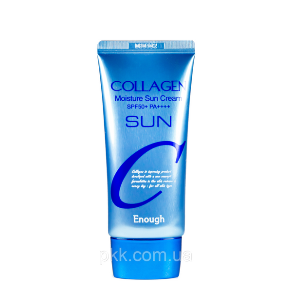 Солнцезащитный крем увлажняющий Enough Collagen Moisture Sun Cream SPF50+ PA++++ 50 мл EN 7663 фото