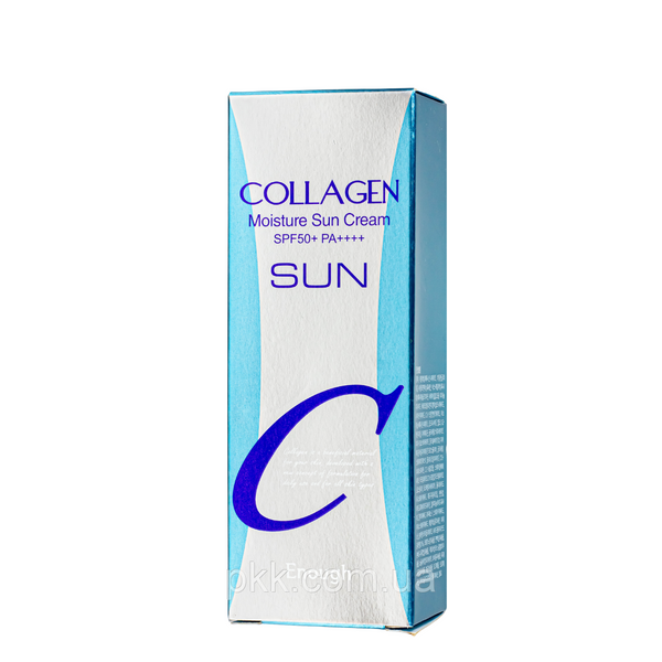 Солнцезащитный крем увлажняющий Enough Collagen Moisture Sun Cream SPF50+ PA++++ 50 мл EN 7663 фото