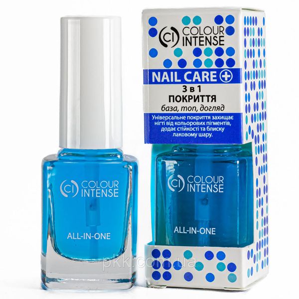 Універсальне покриття для нігтів 3 в 1 Colour Intense Nail Care All-In-One 101 11 мл CI 101 фото