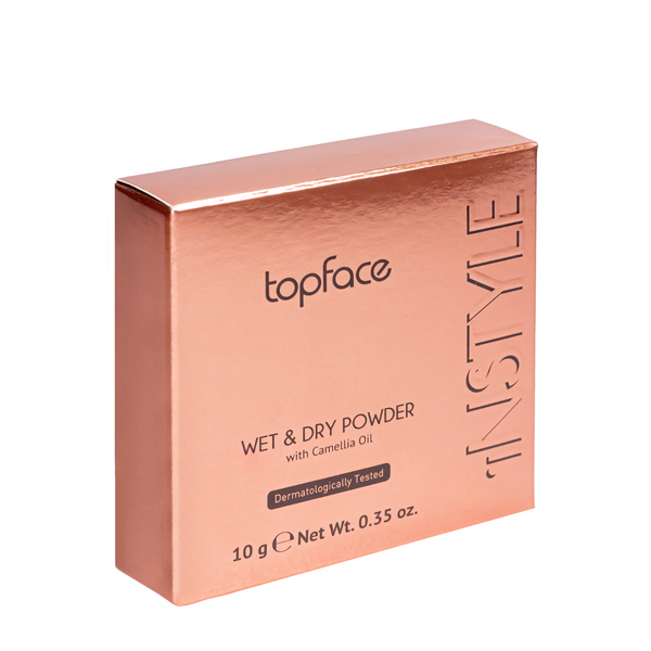 Пудра для обличчя TopFace Instyle Wet & Dry Powder PT261, № 01 Слонова кістка PT261 фото