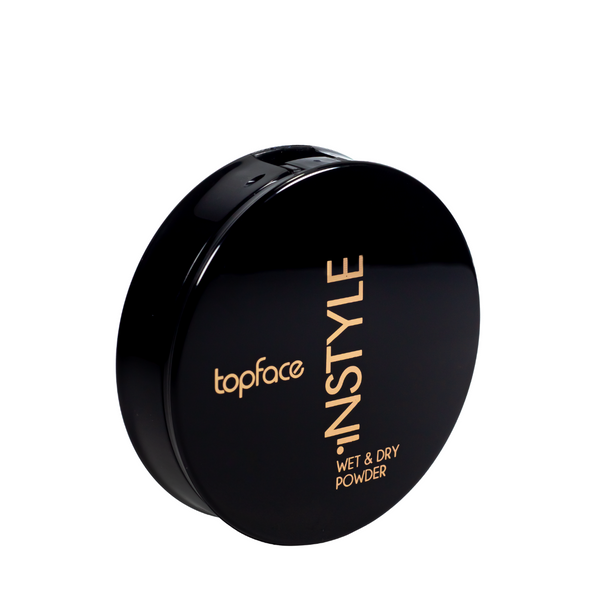 Пудра для обличчя TopFace Instyle Wet & Dry Powder PT261, № 01 Слонова кістка PT261 фото