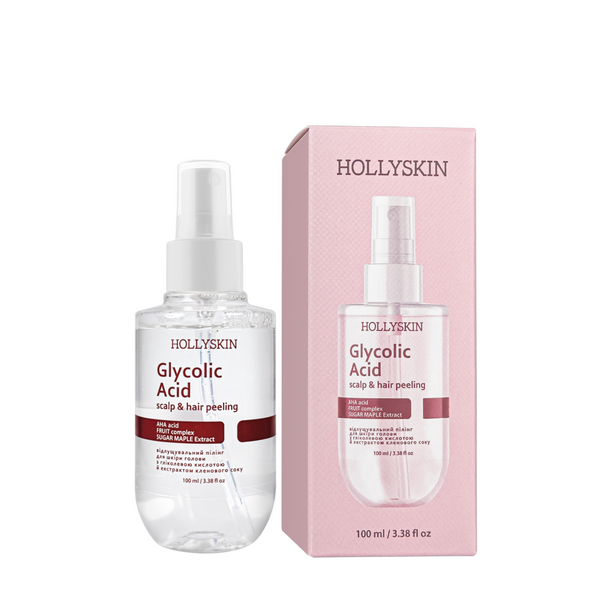 Отшелушивающий пилинг для кожи головы Hollyskin Glycolic Acid с гликолевой кислотой 100 мл 0310h фото