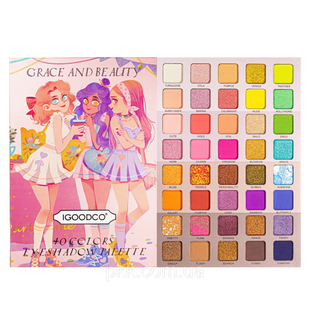 Палетка тіней для повік Igoodco Grace and Be Unity 40 Colors на 40 відтінків IG2963 фото