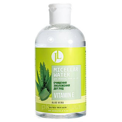 Міцелярна вода для зняття макіяжу Jovial Luxe Aloe Vera & Vitamin E 350 мл JL 4948 фото