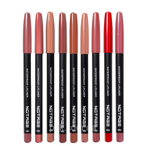 Олівець для губ Notage Waterproof lip liner водостійкий № 708 Червоний NO 5123 фото