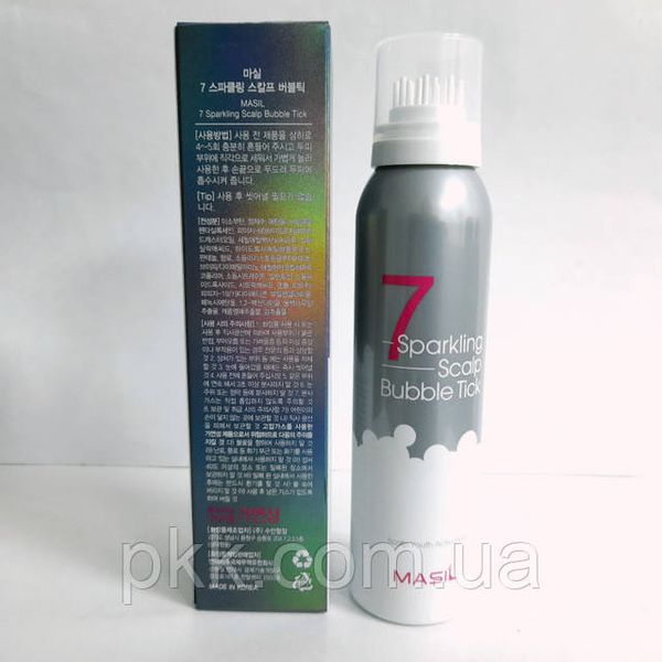 Очищаючий пілінг для шкіри голови Masil 7 Sparkling Scalp Bubble Tick 150 мл Masil 5131 фото