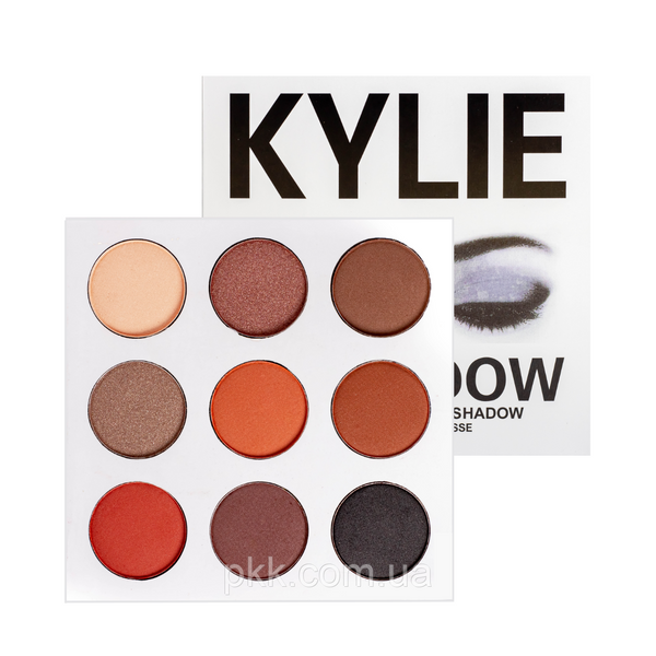 Палетка тіней для повік KYLIE XOXO KYSHADOW Pressed Powder Eyeshadow The Bronze Palette KYLIE 3159 фото