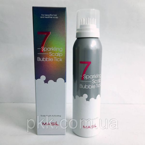 Очищаючий пілінг для шкіри голови Masil 7 Sparkling Scalp Bubble Tick 150 мл Masil 5131 фото