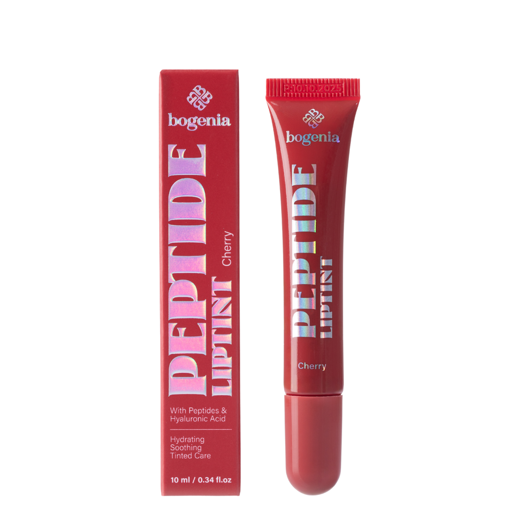 Бальзам для губ пептидний Bogenia Peptide Lip Tint (BG713), 003 Cherry Вишневий BG713 фото